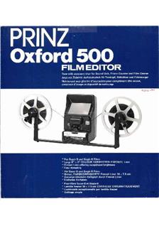 Dixons Prinz Oxford 500 manual. Camera Instructions.